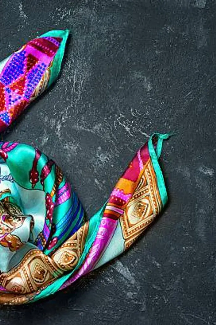 Foulard Soie Imprimé