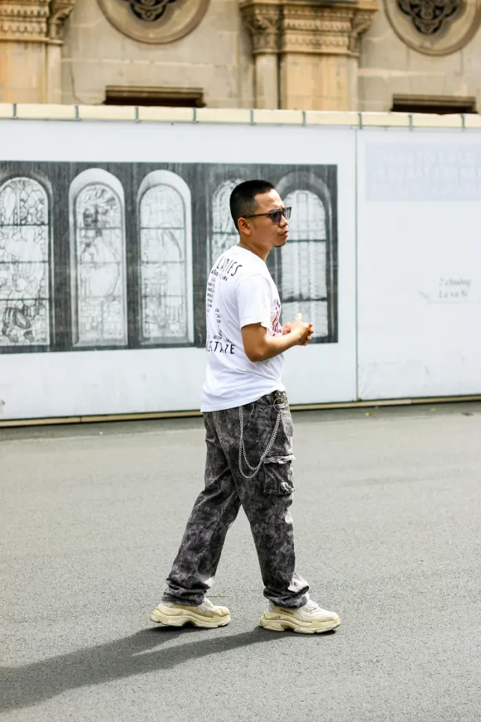 Pantalon Flanelle Gris