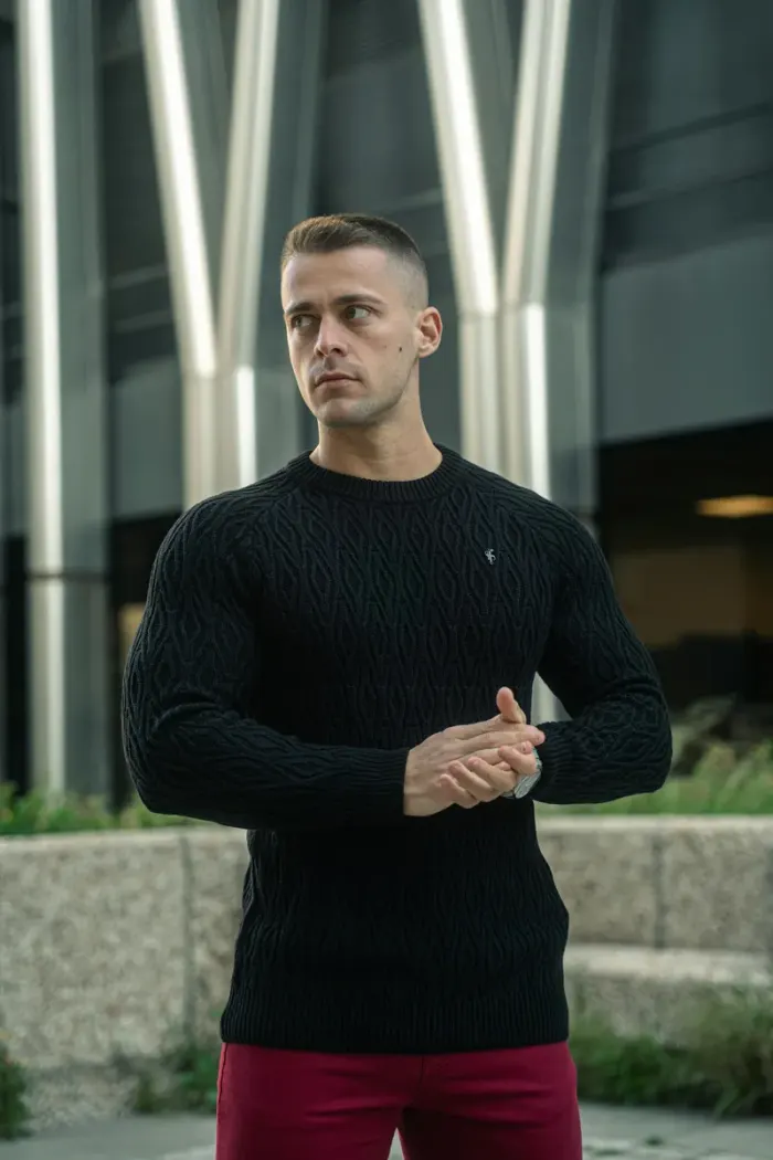 Cardigan en Maille Marine