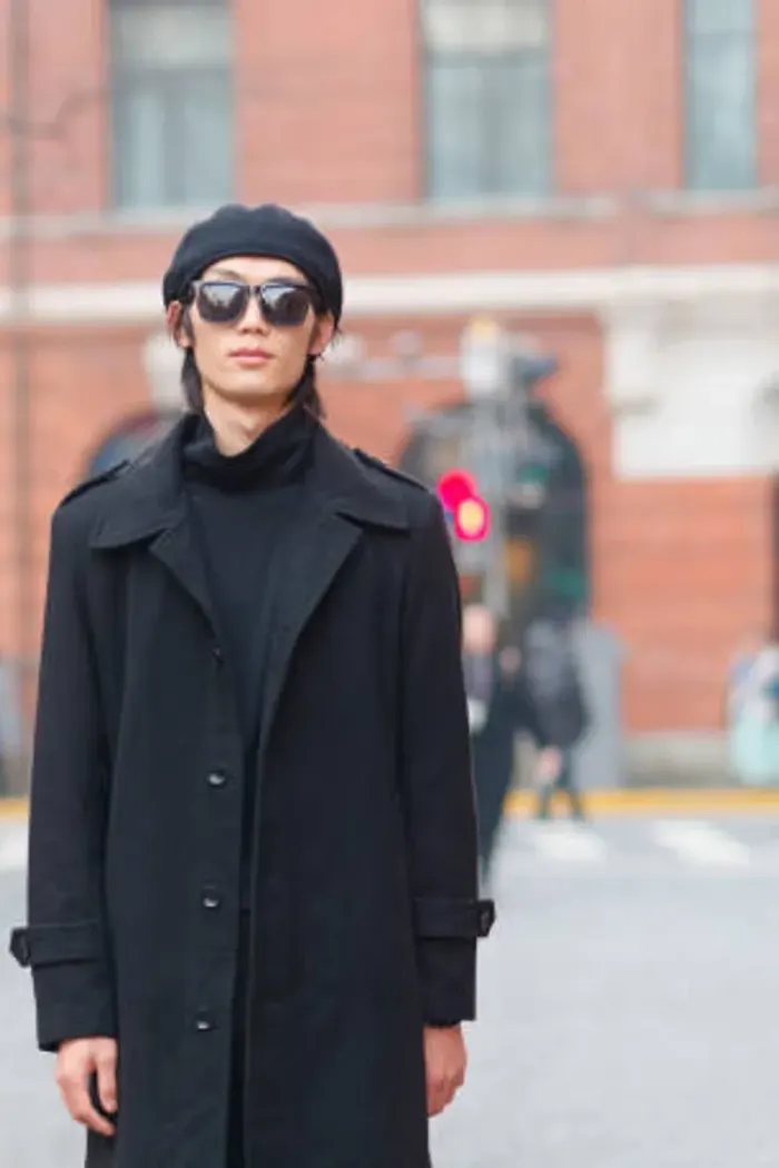 Caban Marine en Laine